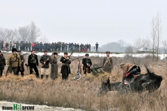 Реконструкция боя Василия Чернецова в Гражданскую войну_3.02.2018 года.